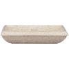 Handfat gräddvit 50x35x10 cm marmor vidaXL – miniatyr 3