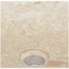 Handfat gräddvit 50x35x10 cm marmor vidaXL – miniatyr 6