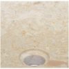 Handfat gräddvit 50x35x10 cm marmor vidaXL – miniatyr 7