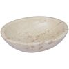 Handfat gräddvit 53x40x15 cm marmor vidaXL – miniatyr 2