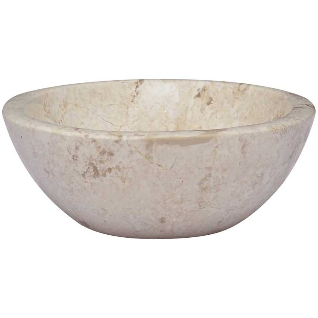Handfat gräddvit 53x40x15 cm marmor vidaXL – bild 4