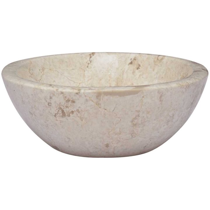 Handfat gräddvit 53x40x15 cm marmor vidaXL – bild 4