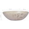 Handfat gräddvit 53x40x15 cm marmor vidaXL – miniatyr 8