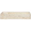 Handfat gräddvit 58x39x10 cm marmor vidaXL – miniatyr 3