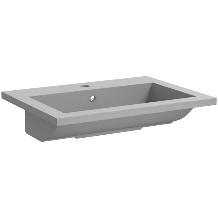 Handfat granit 600x450x120 mm grå vidaXL – bild 4