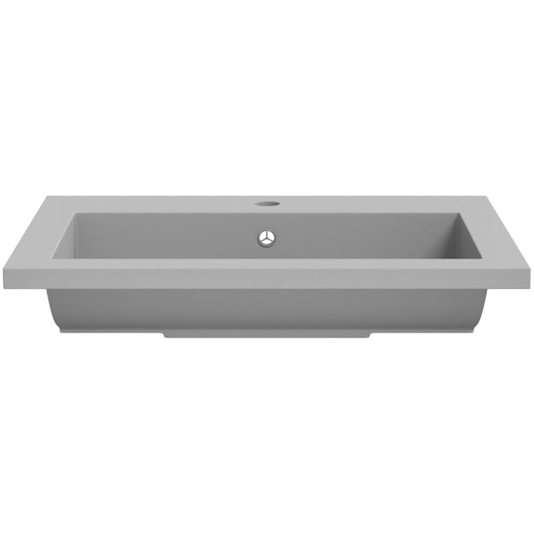 Handfat granit 600x450x120 mm grå vidaXL – bild 5