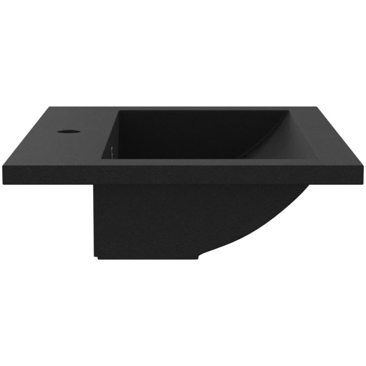 Handfat granit 600x450x120 mm svart vidaXL – bild 6