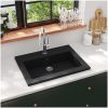 Handfat granit 600x450x120 mm svart vidaXL – miniatyr 1
