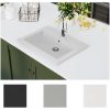 Handfat granit 600x450x120 mm vit vidaXL – miniatyr 3
