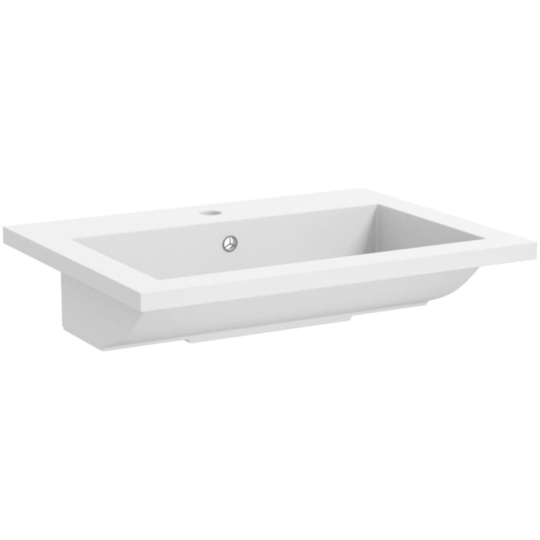 Handfat granit 600x450x120 mm vit vidaXL – bild 4