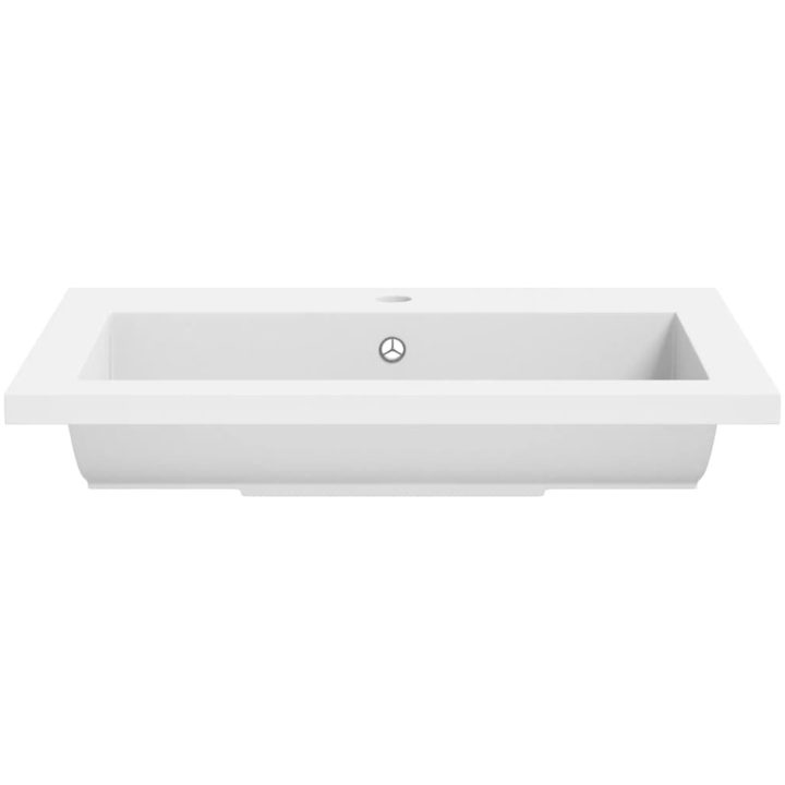 Handfat granit 600x450x120 mm vit vidaXL – bild 5