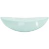 Handfat härdat glas 54,5x35x15,5 cm frostat vidaXL – miniatyr 3