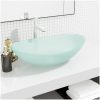 Handfat härdat glas 54,5x35x15,5 cm frostat vidaXL – miniatyr 1