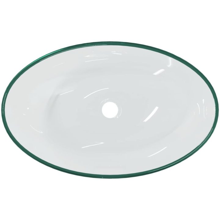 Handfat härdat glas 54,5x35x15,5 cm transparent vidaXL – bild 5