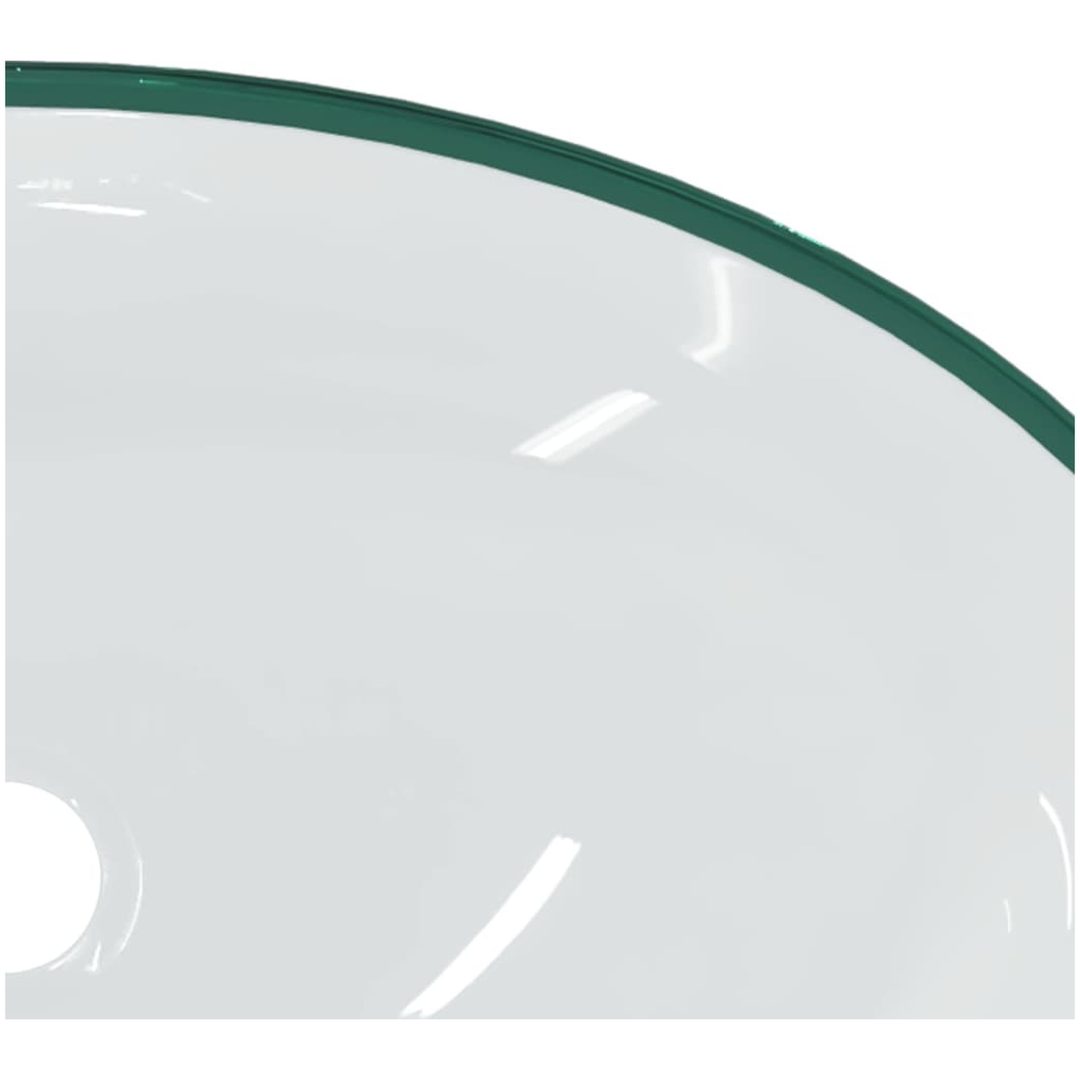 Handfat härdat glas 54,5x35x15,5 cm transparent vidaXL – bild 6