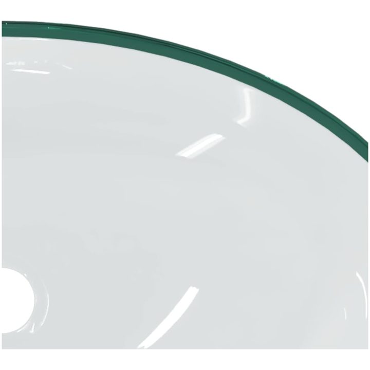 Handfat härdat glas 54,5x35x15,5 cm transparent vidaXL – bild 6