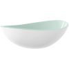Handfat härdat glas 54,5x35x15,5 cm vit vidaXL – miniatyr 2