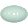 Handfat härdat glas 54,5x35x15,5 cm vit vidaXL – miniatyr 5