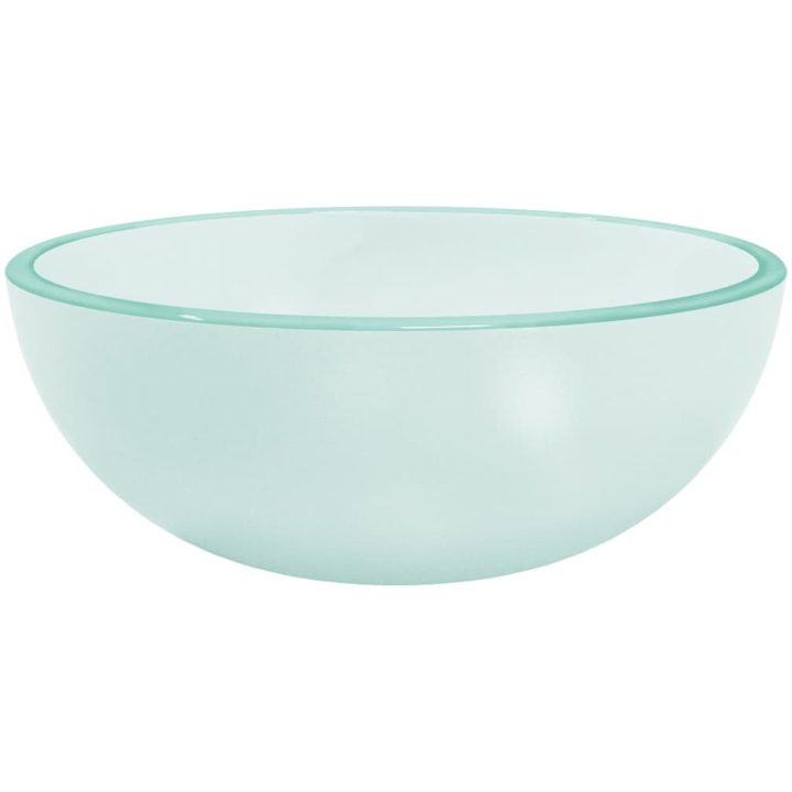 Handfat härdat glas frostat vidaXL 30 x 12 cm – bild 2