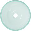 Handfat härdat glas frostat vidaXL 30 x 12 cm – miniatyr 3