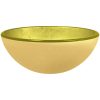 Handfat härdat glas guld vidaXL 30 x 12 cm – miniatyr 2