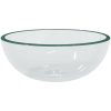 Handfat härdat glas transparent vidaXL 30 x 12 cm – miniatyr 2