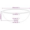 Handfat härdat glas transparent vidaXL 30 x 12 cm – miniatyr 5