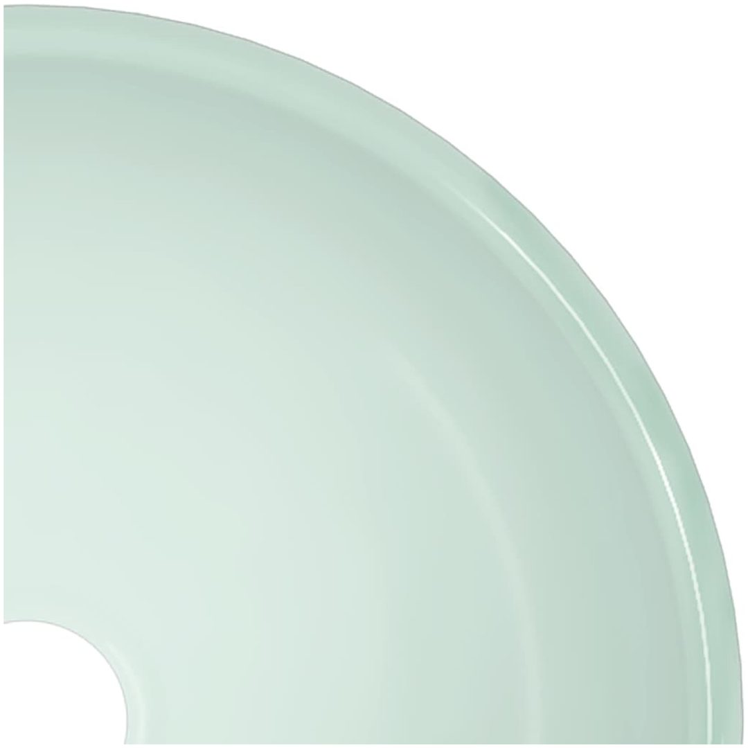 Handfat härdat glas vit vidaXL 30 x 12 cm – bild 4