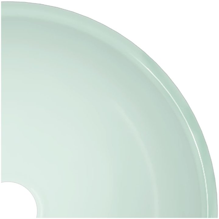 Handfat härdat glas vit vidaXL 30 x 12 cm – bild 4