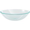 Handfat i härdat glas 42 cm transparent vidaXL – miniatyr 2