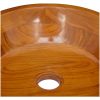 Handfat i massiv teak Φ40x10 cm vidaXL – miniatyr 5
