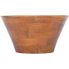 Handfat i massiv teak Φ40x20 cm vidaXL – miniatyr 2