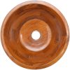 Handfat i massiv teak Φ40x20 cm vidaXL – miniatyr 4