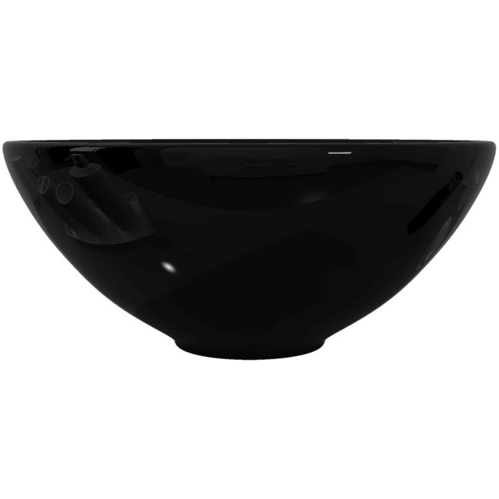 Handfat i svart keramik rund vidaXL 32.5 x 14 cm – bild 4