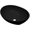 Handfat keramik 40x33 cm svart vidaXL – miniatyr 4