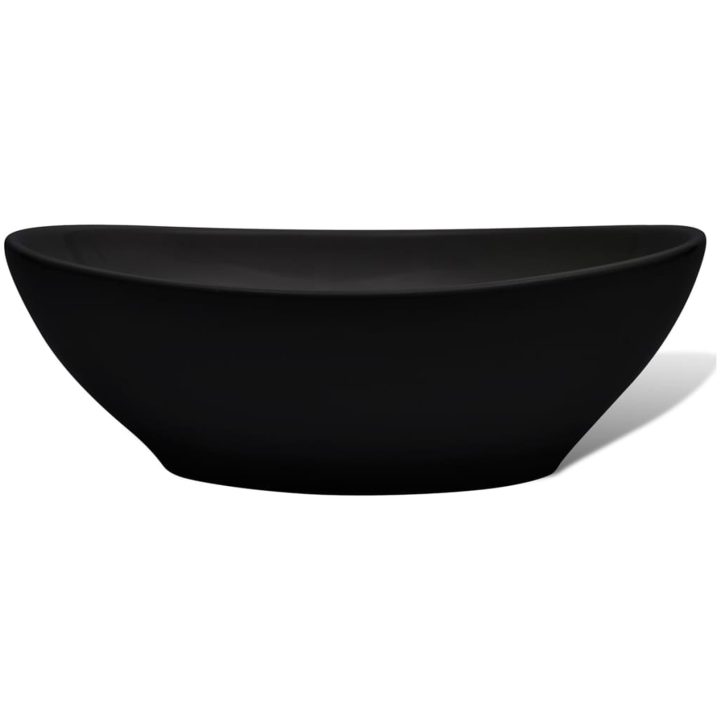 Handfat keramik 40x33 cm svart vidaXL – bild 5
