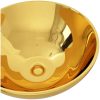 Handfat keramik guld vidaXL 32.5 x 14 cm – miniatyr 3