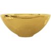 Handfat keramik guld vidaXL 32.5 x 14 cm – miniatyr 4