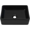 Handfat keramik rektangulär svart 41x30x12 cm vidaXL – miniatyr 3