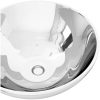 Handfat keramik silver vidaXL 32.5 x 14 cm – miniatyr 3