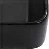 Handfat keramik svart vidaXL 40 x 30 x 13 cm – miniatyr 5