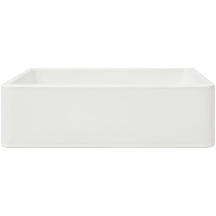 Handfat keramik vit 41x30x12 cm vidaXL – bild 4