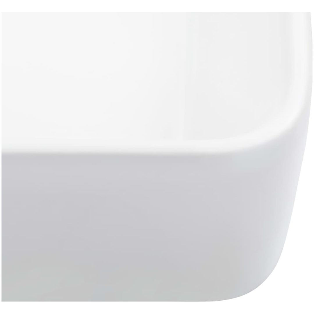 Handfat keramik vit vidaXL 40 x 30 x 13 cm – bild 5