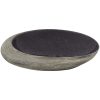 Handfat lila och grå oval keramik vidaXL 59 x 40 x 14 cm – miniatyr 4