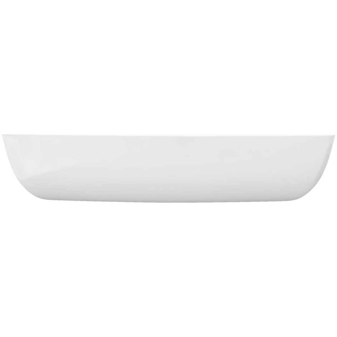 Handfat Mälaren 71x39cm vit vidaXL – bild 5