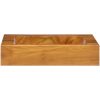 Handfat massiv teak 50x35x10 cm vidaXL – miniatyr 2