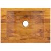 Handfat massiv teak 50x35x10 cm vidaXL – miniatyr 4