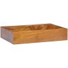 Handfat massiv teak 50x35x10 cm vidaXL – miniatyr 1
