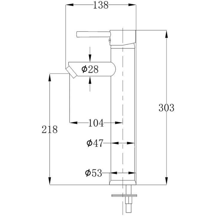 Handfat med blandare keramik rund vit vidaXL 400 x 160 mm – bild 11