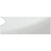 Handfat med blandare keramik rund vit vidaXL 400 x 160 mm – miniatyr 5